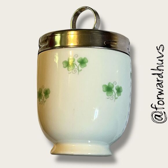 Vintage Crown Staffordshire Egg Coddler – Fine Bone China - Picture 4 of 8